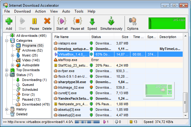 Internet Download Accelerator Pro