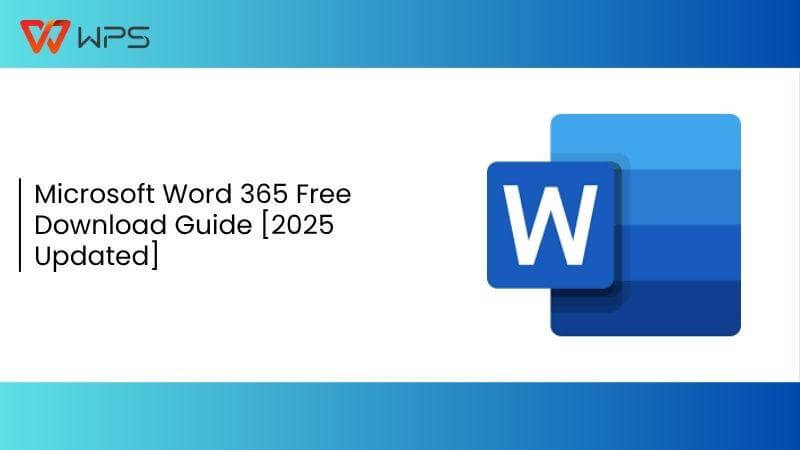 Microsoft Word 365 interface