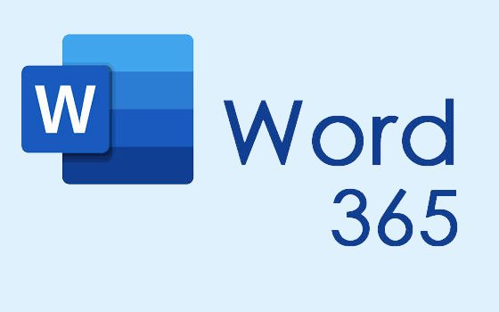 Microsoft Word 365 로고 — 오피스 정품 인증 완료